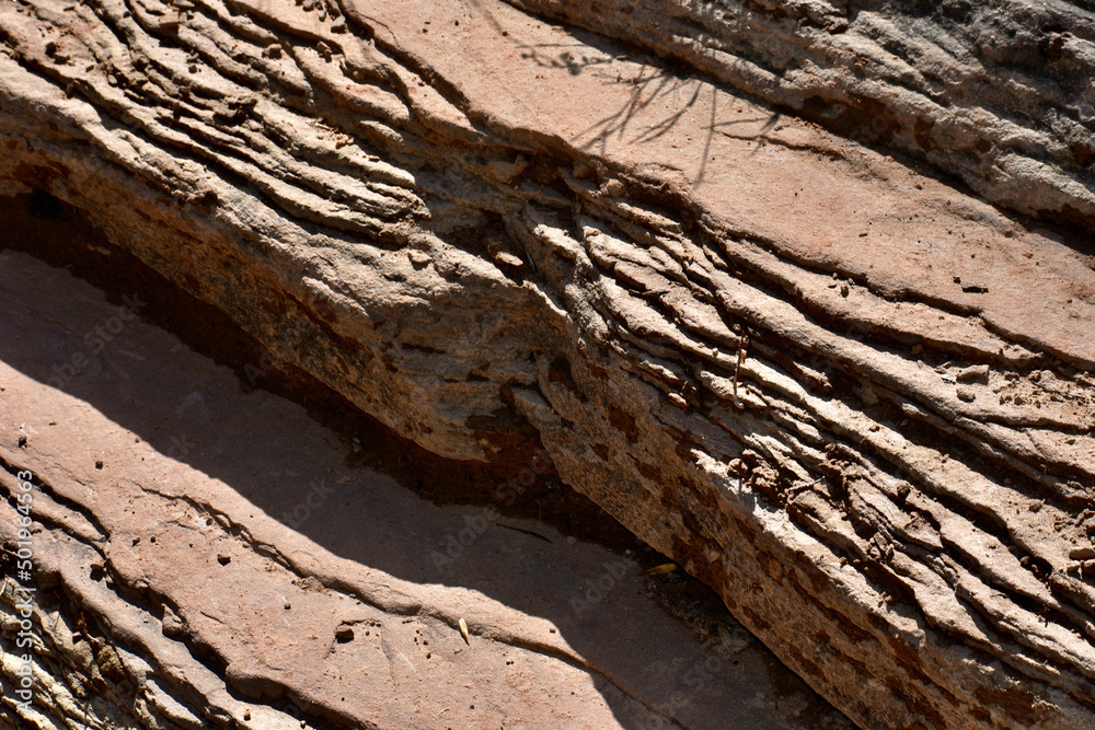 red rock layers