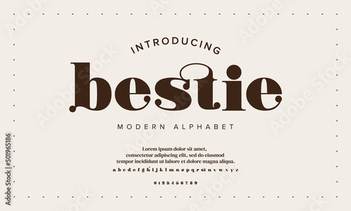 Elegant modern alphabet. Simple classic typography. Wedding lettering, music, fashion, business card, logo. Serif vector font