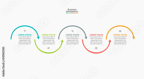 Business data visualization. timeline infographic icons designed for abstract background template milestone element modern diagram process technology digital marketing data presentation chart Vector