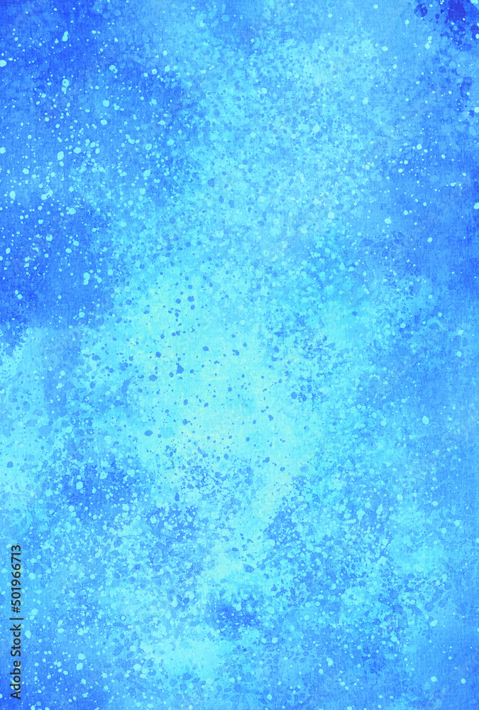 Fototapeta premium 背景素材_水彩テクスチャ_水色