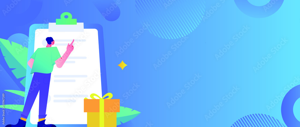 User Questionnaire Flat Vector Concept Illustration
User Questionnaire Flat Vector Concept Illustration