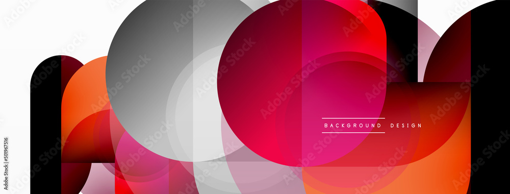 Creative geometric wallpaper. Minimal circle triangle and square line abstract background. Vector illustration for wallpaper banner background or landing page Creative geometric wallpaper. Minimal circle triangle and square line abstract background. Vector illustration for wallpaper banner background or landing page