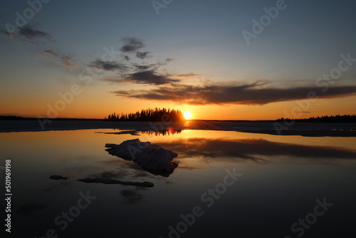 Spring Sunset, Elk Island National Park, Alberta