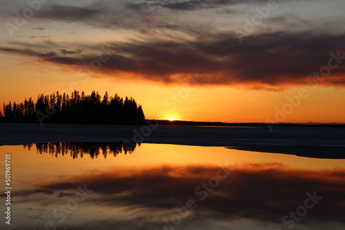 Final Sunset, Elk Island National Park, Alberta © Michael Mamoon
