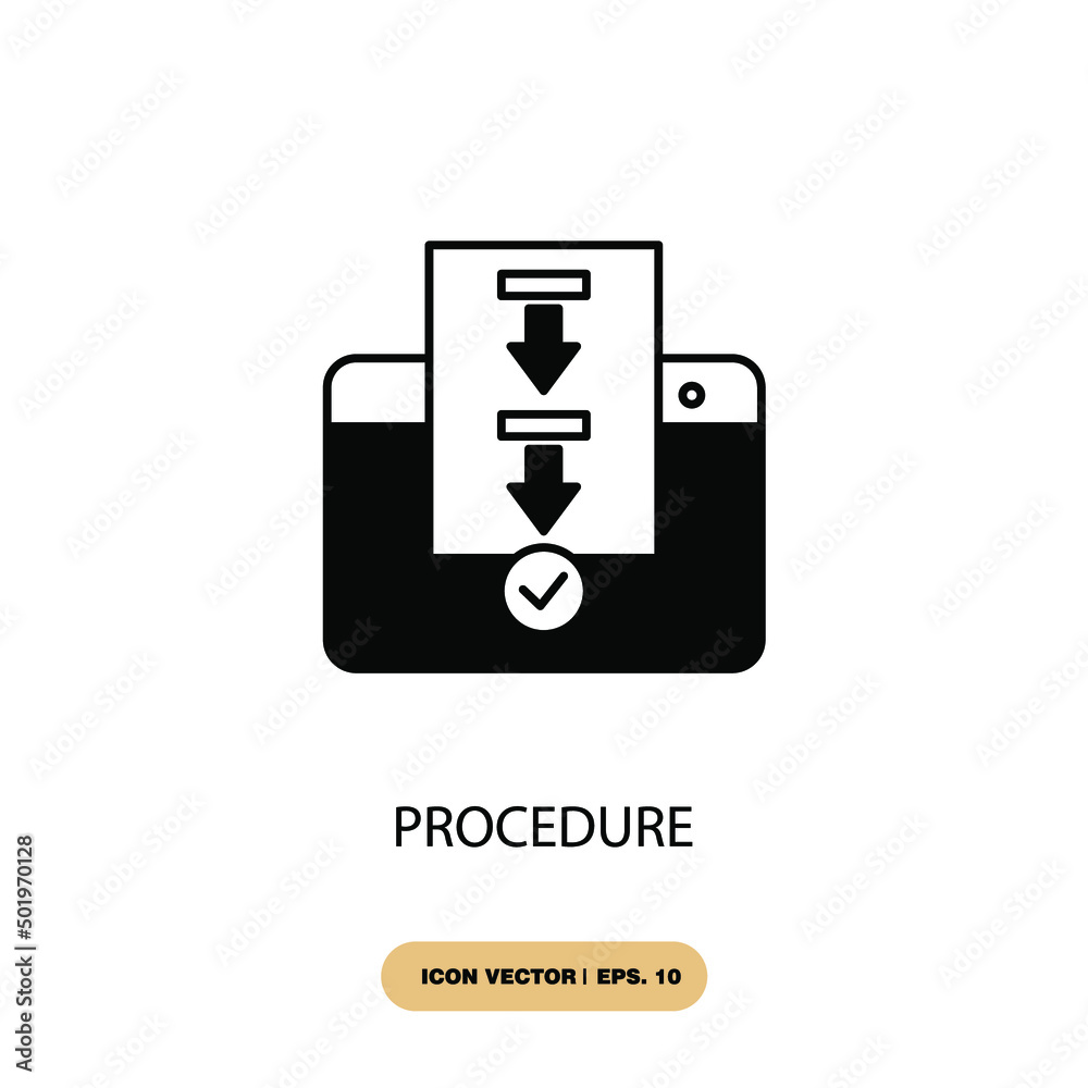 procedure icons symbol vector elements for infographic web procedure icons symbol vector elements for infographic web