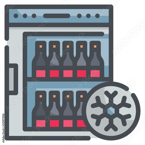 wine line icon