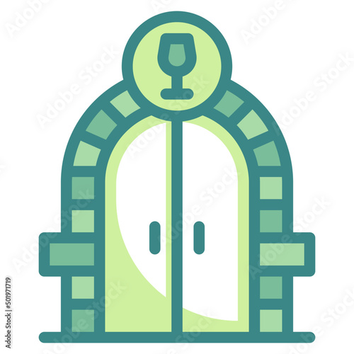 cellar blue line icon