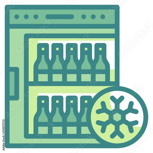 wine blue line icon