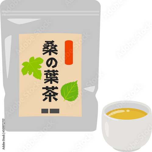 袋入りの桑の葉茶