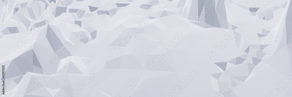 3D low polygon ice mountain. Glacial landform. Ice sea. 3D low polygon ice mountain. Glacial landform. Ice sea.