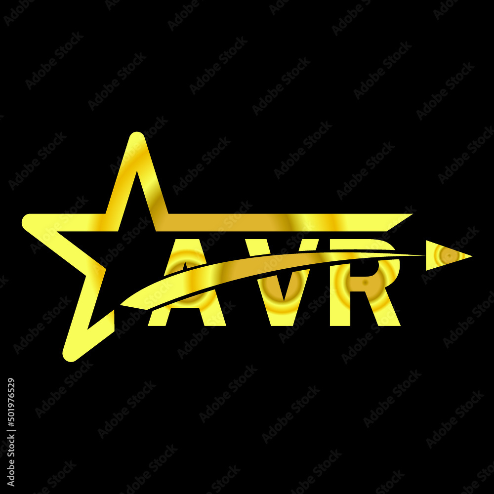 AVR letter logo design. AVR creative letter logo. simple and modern ...
