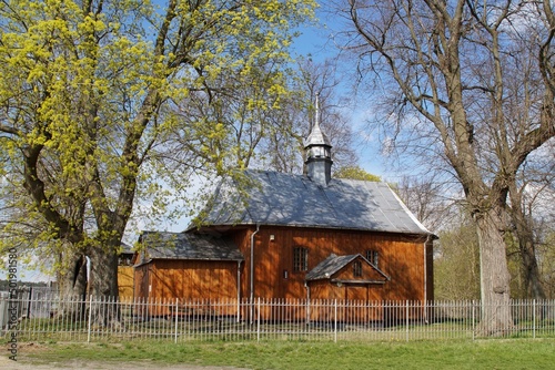 Catholic church of st. Andrew the Apostle in Brwilno from 1740 near Płock in Poland.