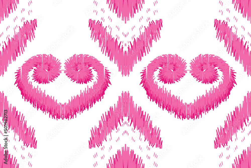 Beautiful tribal African Ikat pattern.geometric ethnic oriental pattern ...