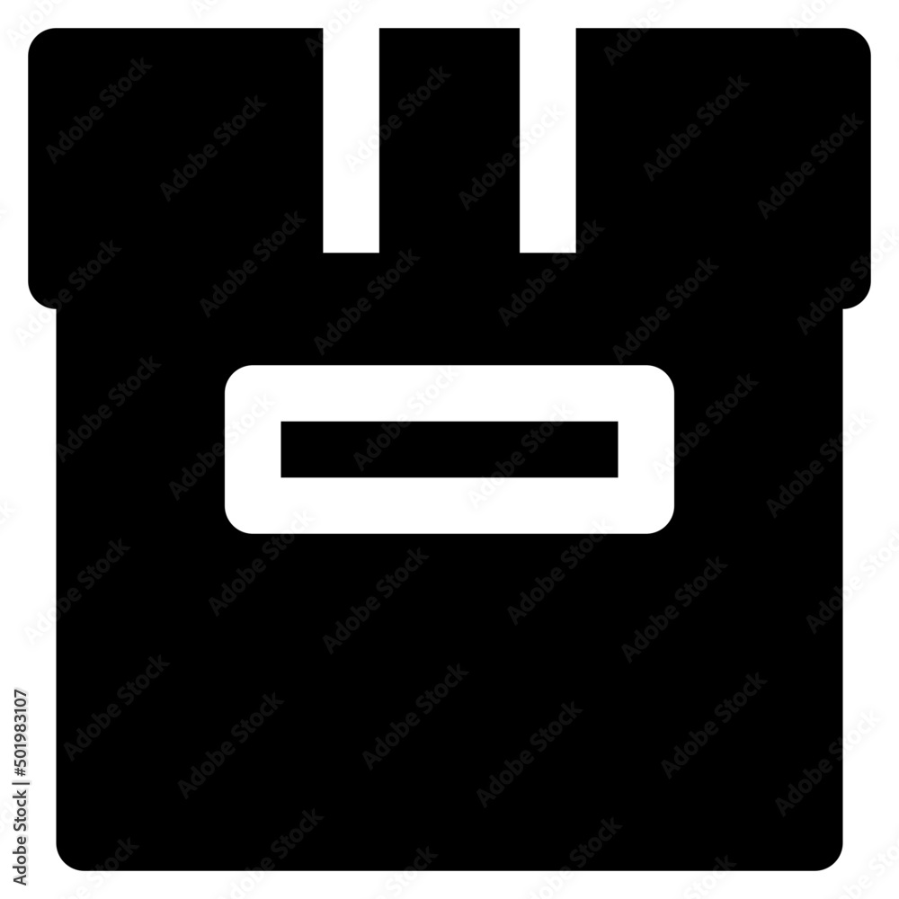 Box Package, delivery solid icon Box Package, delivery solid icon