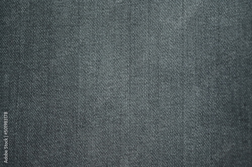 Photo black denim textured background, textile design