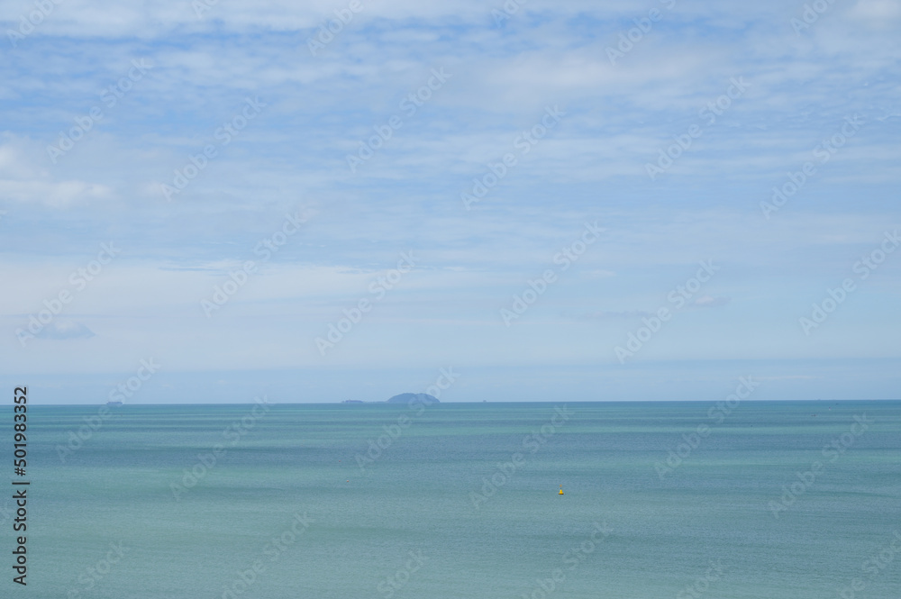 sea and sky background, beautiful landscape