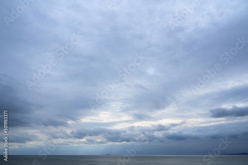 sea and sky background, beautiful landscape © sutichak
