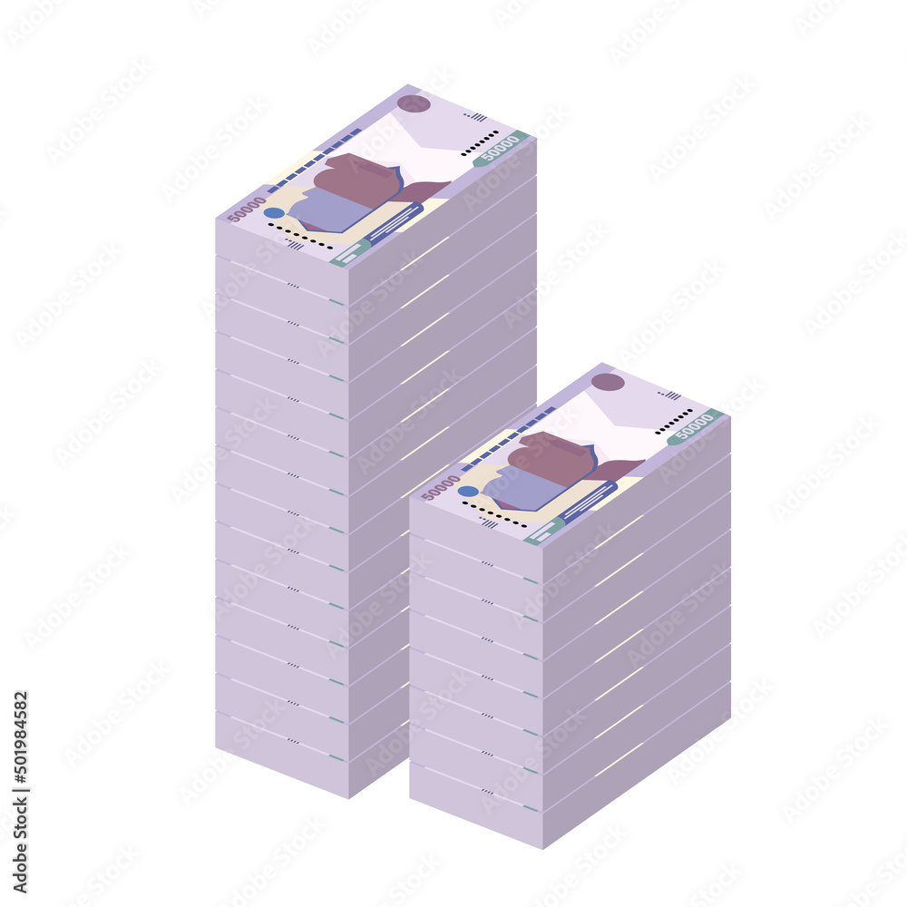 Uzbekistan Sum Vector Illustration. Uzbek money set bundle banknotes. Paper money 50000 UZS. Flat style. Isolated on white background. Simple minimal design. Uzbekistan Sum Vector Illustration. Uzbek money set bundle banknotes. Paper money 50000 UZS. Flat style. Isolated on white background. Simple minimal design.