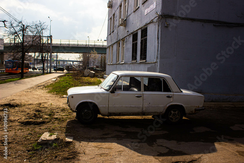 Old Russian-made Zhiguli car © Vladimir