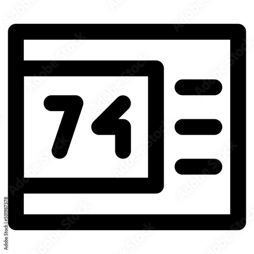 thermostat icon smart