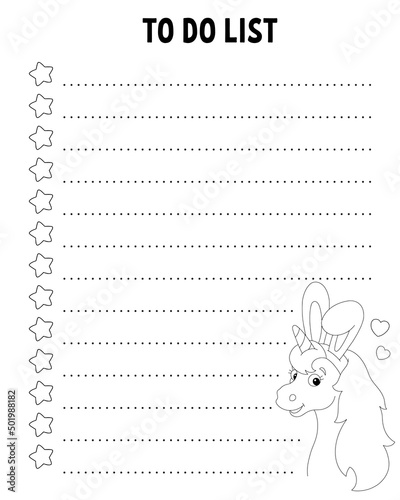 Lined sheet template. Handwriting paper. For diary, planner, checklist, wish list. Vector illustration isolated on white background.