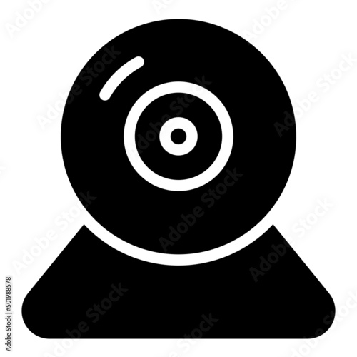 icon of a webcam vector
