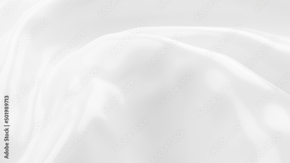 Naklejka premium White cosmetic cream background 3D render