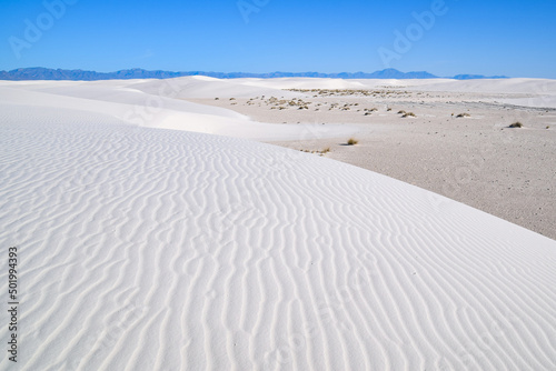 View of White Sands National Park  New Mexico  United States of America