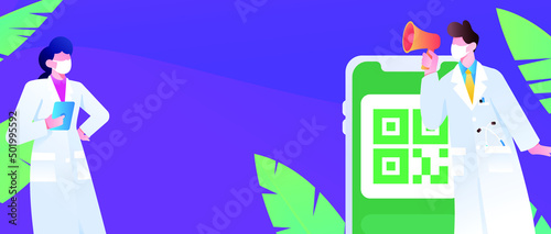 Medical health protection against epidemic flat vector concept illustration
