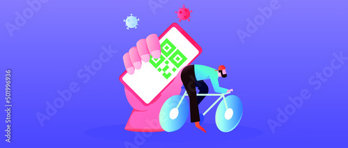 Medical health protection against epidemic flat vector concept illustration
