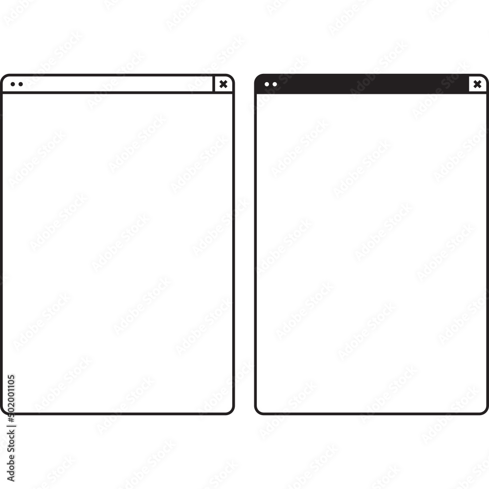 interface browser illustration interface browser illustration
