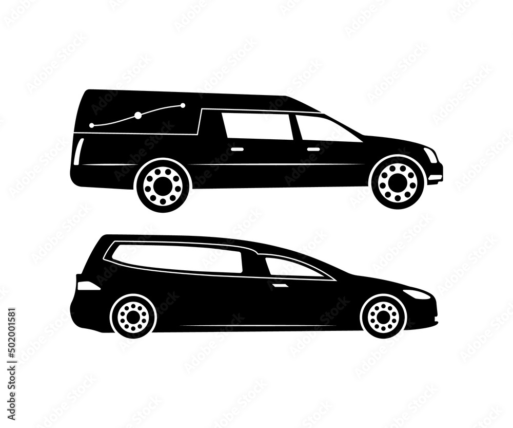 Hearse SVG File, Vehicles Hearses, Car svg Stock Vector | Adobe Stock