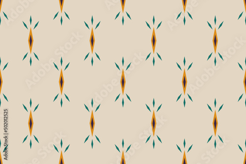 Geometric ethnic oriental seamless pattern traditional. Fabric Indian style. Design for background, wallpaper, vector illustration, fabric, clothing, carpet, textile, batik, embroidery.