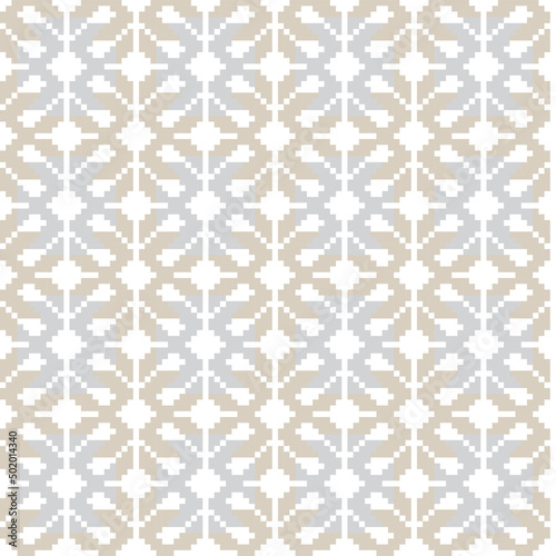 Christmas Fair Isle Seamless Pattern Design