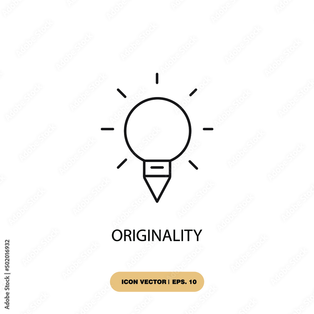 originality icons symbol vector elements for infographic web originality icons symbol vector elements for infographic web