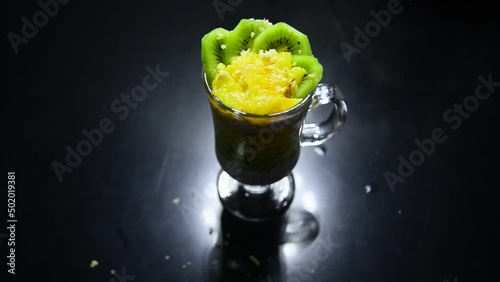 glass of water with lemon