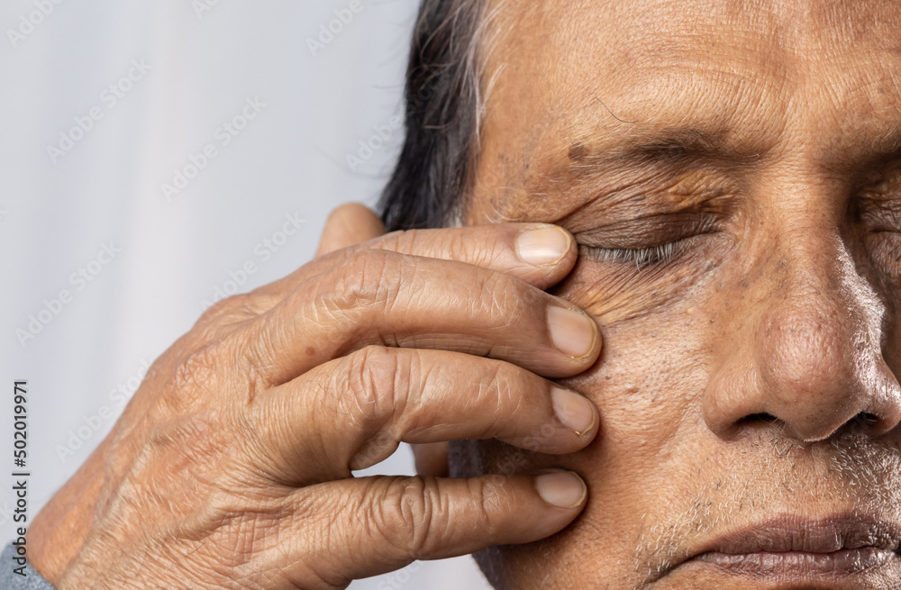 Old man eye Old man eye