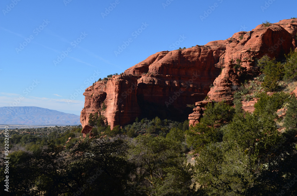 Red Rock Sandstone Rock Formations in Sedona