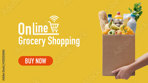 Online grocery shopping and home delivery