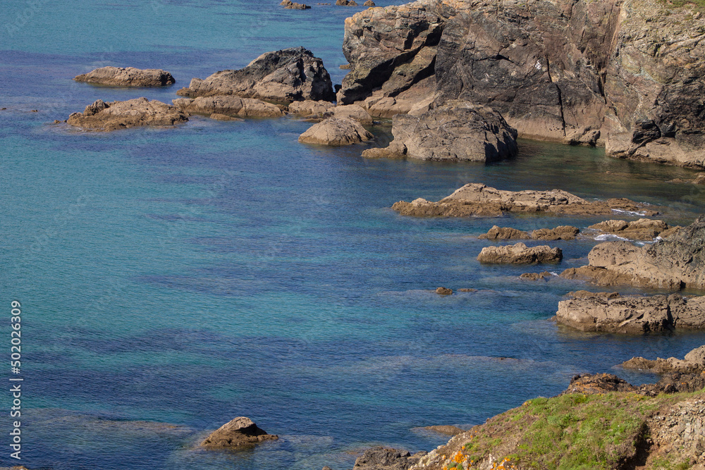 schöner Ausblick auf die Küste von Cornwall England
schöner Ausblick auf die Küste von Cornwall England