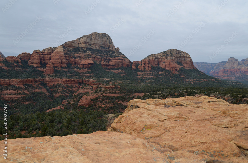 Scenic Outlook Over Looking Canyon in Sedona