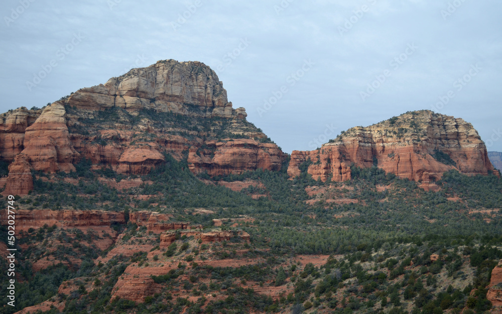 Stunning Red Rock Cliffs and Formations in Sedona