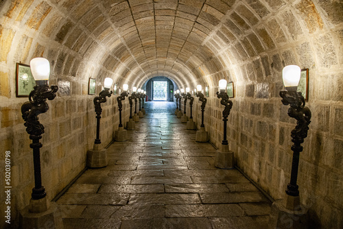 Tomb of Bao Gong, a traditional Chinese Architecture inside