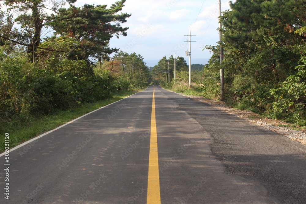 Fototapeta premium 도로, 여행 