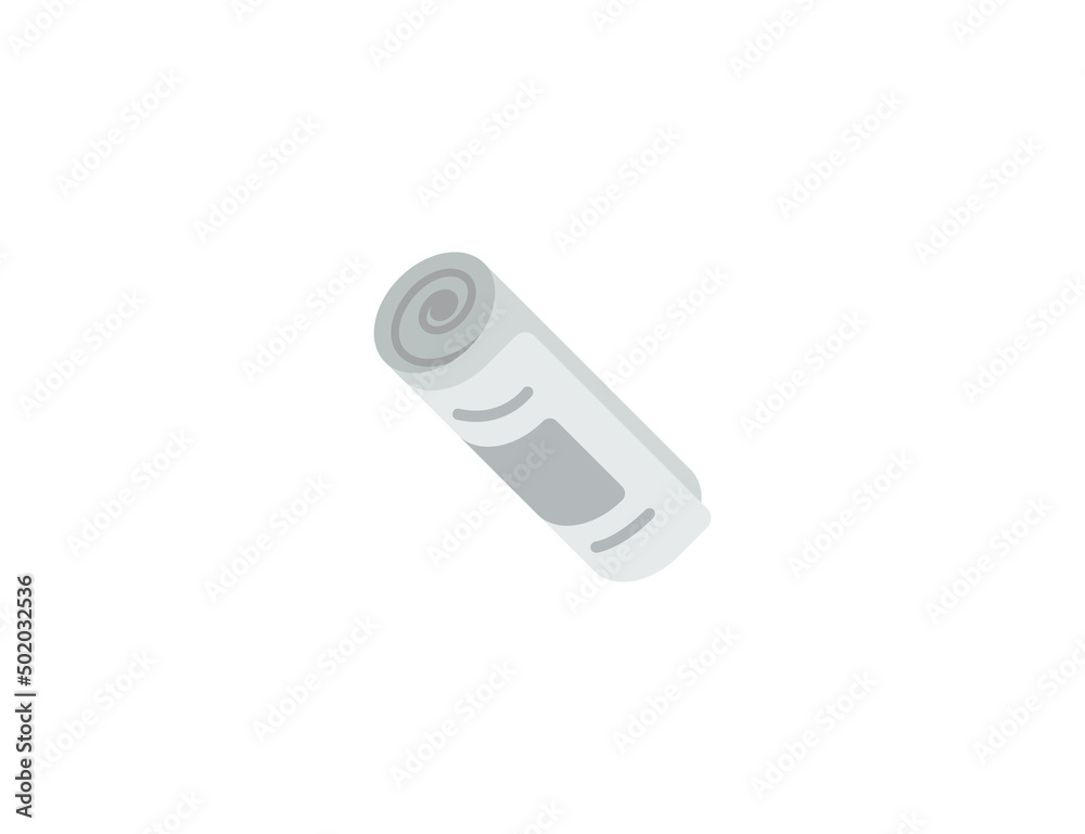 Rolled Newspaper Vector Isolated Emoticon. Newspaper Icon Rolled Newspaper Vector Isolated Emoticon. Newspaper Icon