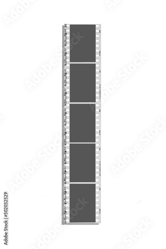 film strip isolated on white