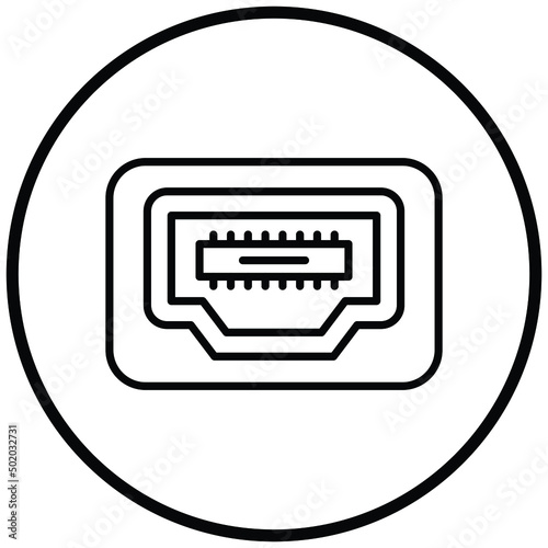 Hdmi Port Icon Style