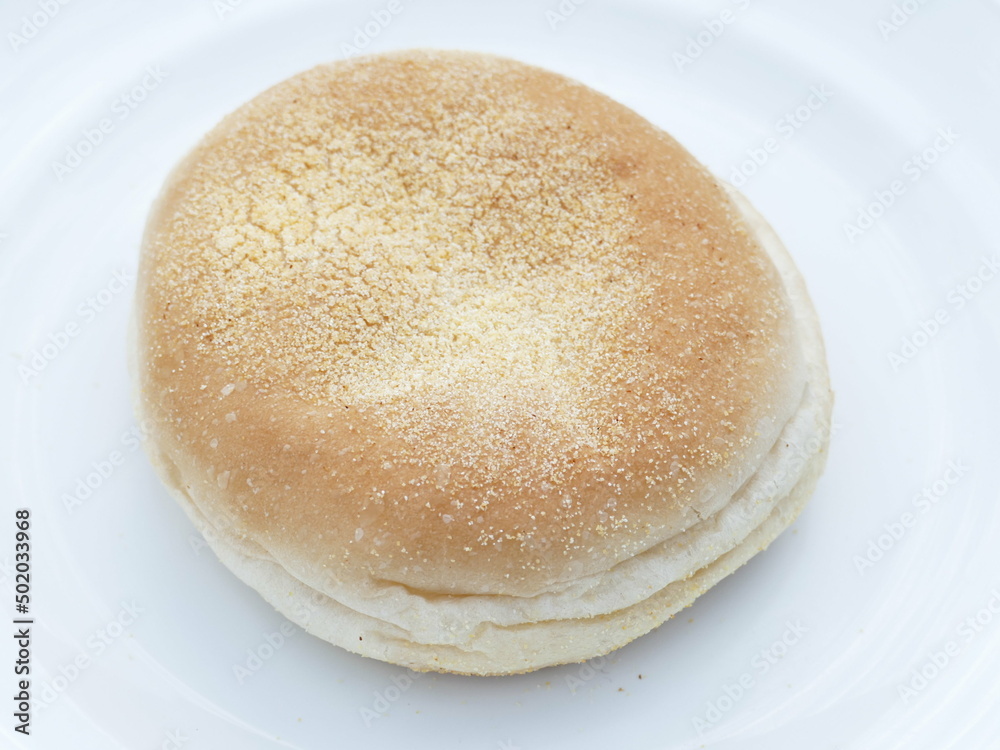 buns on a plate buns on a plate