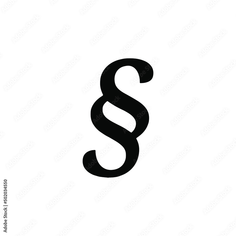 Naklejka premium paragraph symbol