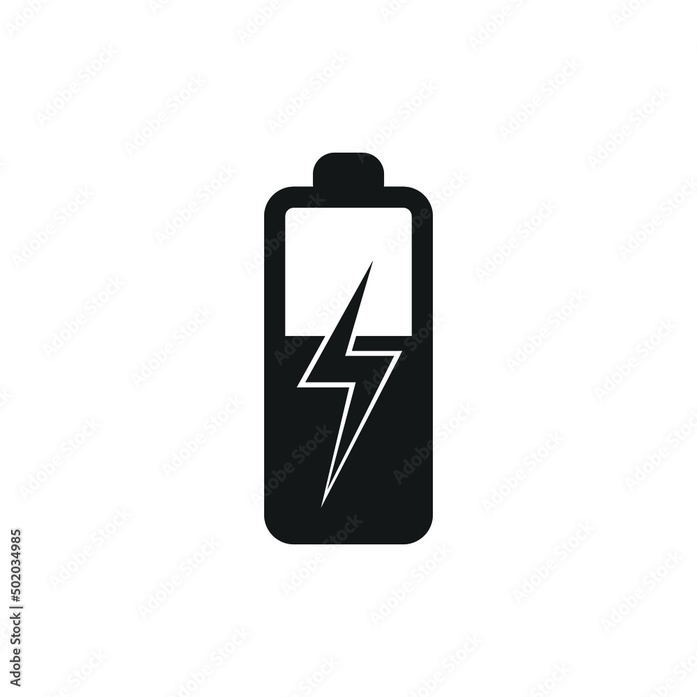 battery charge icon vector. simple flat template battery charge icon vector. simple flat template
